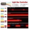 12V Car LED Strip Brake Lights 90cm Rear Tail Warning Light High Mount Stop Lamp Flow Waterproof Auto Day Interior Accessories