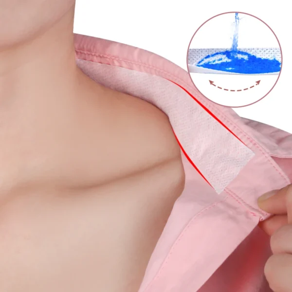 Collar Tape for Shirt Self-Adhesive Collar Protector Disposable Shirt Neck Liner Invisible Protector Against Sweat Stain