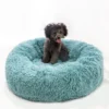 50cm Design Dog Beds Cat Mat Round Soft Long Plush Bed for Dogs Pet Products Dog Cushion Cat Bed Sleeping Sofa Mats