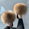 Hcb6a647f45a8447c864c283f243115b7R.webp Service New Custom Fashion Trend Multiple Colors Indoor Outdoor Adults Fur Slides for Women