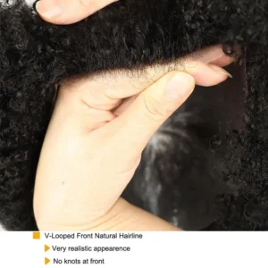 Hcbcc9c29af234e5d922e0a93b1b3f2f0b.webp Thin Skin PU Afro Wave Human Hair Men Replacement System Afro Kinky Curl Men Hair Units Toupee for Black Men