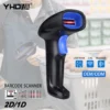 Stock 1D Laser Bar Code Scanner Wired Barcode Scanner With Stand Auto Barcode Reader QR