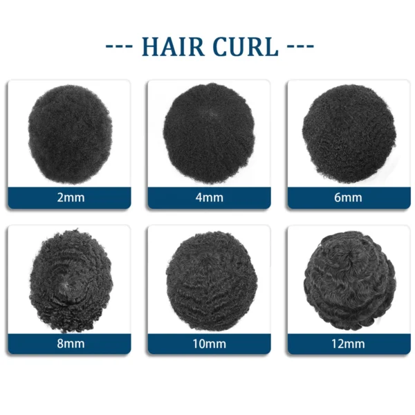 He9491b027c7d4073ba9b0abe08f0fc4ep.webp Thin Skin PU Afro Wave Human Hair Men Replacement System Afro Kinky Curl Men Hair Units Toupee for Black Men
