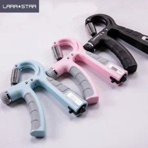 Hf204c86256834c6ebc47db79335d42b86.webp LS1219 Adjustable and Countable Grip R Type Strengthener New Fitness Equipment Accessory