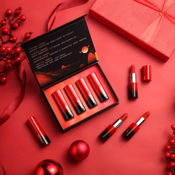 Hot Selling Artmiss Lipstick Wholesale 4 Colors Set Long Lasting High Pigment Soft Texture Matte Lipstick Set