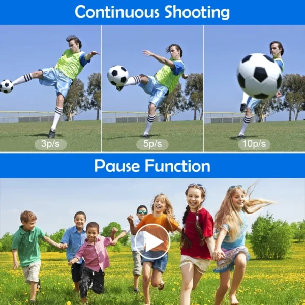 H1ad713fb5ced456cb13fb16f4c9903acd.webp New High Quality KOMERY AF2 5600PX 18X Zoom 4K Digital Video Camera With Stabilizers Kit